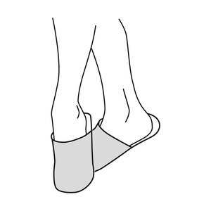 Einweg Slipper geschlossen - 100 Stück/Pack