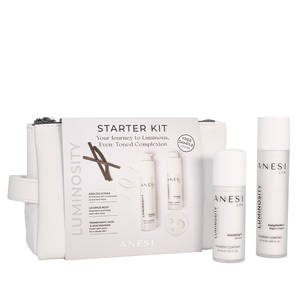 LUMINOSITY STARTER KIT - LIMITED EDITION WHITE COSMETIC BAG